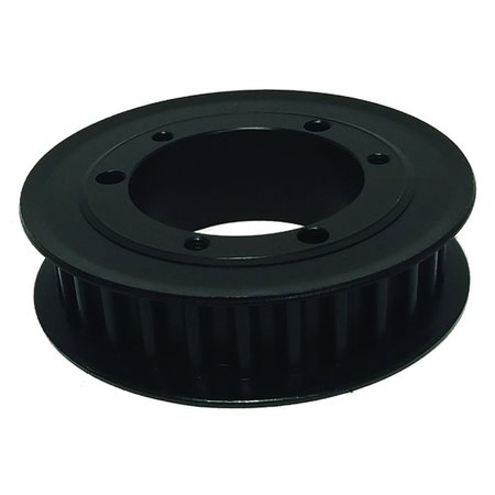 B B MANUFACTURING F29-14MX20-SK, Timing Pulley, Ductile Iron or Cast Iron, Black Oxide,  F29-14MX20-SK
